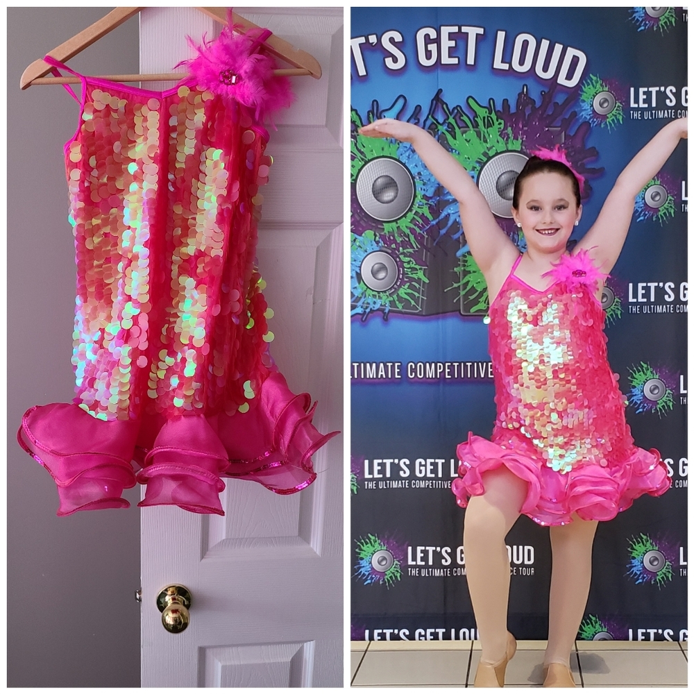 Girls dance costume
